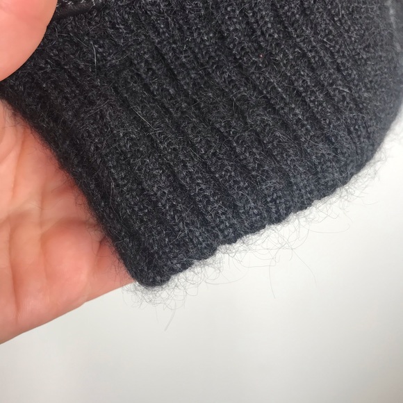 TORRAS OF SPAIN color block leather/mohair jacket - Picture 5 of 15